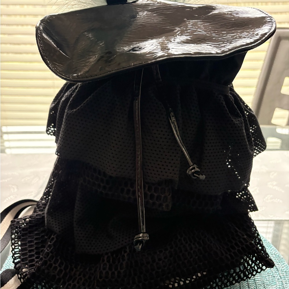 Steve Madden "Little Black Dress" Lace Backpack